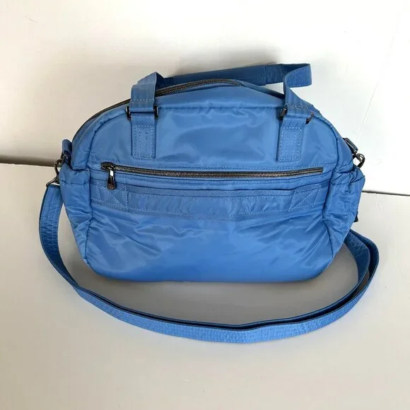Lug Jumper 2 Carry-All Tote Coastal Blue Quilted Hearts